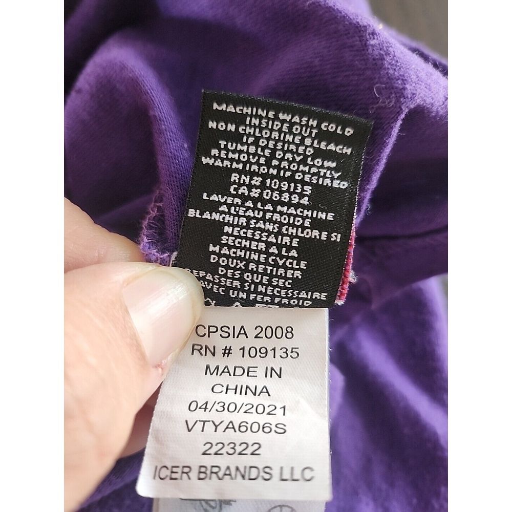 Limited Edition Rare NBA 2021 L.A. Lakers Lebron James T Shirt Sz Large 14/16 - Picture 8 of 10